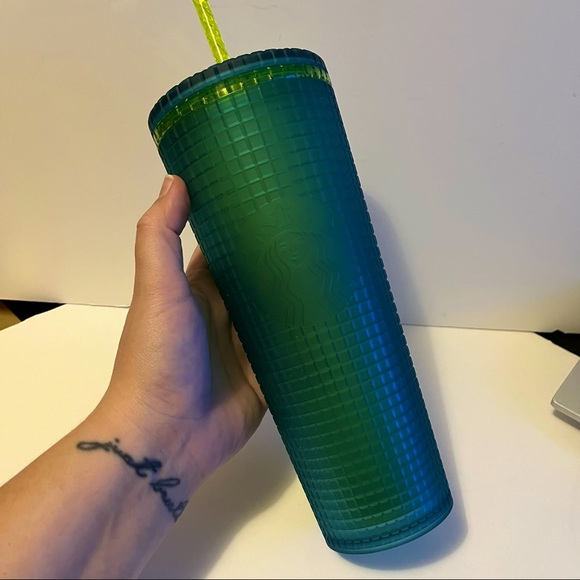 Starbucks | Valentines 2022 Soft Touch Grid Mountain Dew Tumbler - Picture 1 of 6